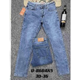 Джинси чоловічі 8664 blue р.30-36 "God Baron" недорого оптом від прямого постачальника