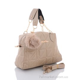 Фотография Сумка женская 2110-6 d.beige 19*29*10 см, "David Polo" недорого оптом от прямого поставщика
