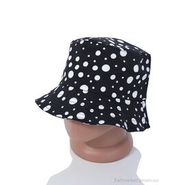 Фотография Панама женская Лето KB001-1 black (5 шт. р.сетка 57-59) "KUINH" недорого оптом от прямого поставщика