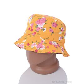 Панама жіноча Літо KB002-2 yellow (5 шт. р.сітка57-59) "KUINH" недорого оптом від прямого постачальника