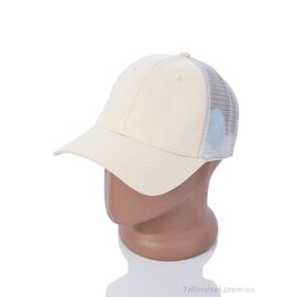 Кепка унісекс Літо KB005-1 beige (5 шт. р.сітка57-59) "KUINH" недорого оптом від прямого постачальника
