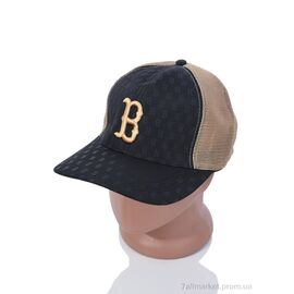 Фотография Кепка для мужчин Лето KB006-1 black (5 шт. р.сетка 57-59) "KUINH" недорого оптом от прямого поставщика