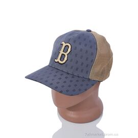 Фотография Кепка для мужчин Лето KB006-2 grey (5 шт. р.сетка 57-59) "KUINH" недорого оптом от прямого поставщика