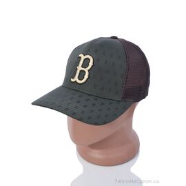 Фотография Кепка для мужчин Лето KB006-4 green (5 шт. р.сетка 57-59) "KUINH" недорого оптом от прямого поставщика