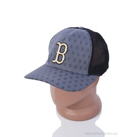 Фотография Кепка для мужчин Лето KB006-6 grey (5 шт. р.сетка 57-59) "KUINH" недорого оптом от прямого поставщика
