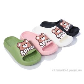 Шльопанці жіночі полегшені Літо M144 mix (12 пар р.36-41) "Inblue" недорого оптом від прямого постачальника