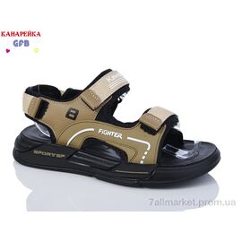 Сандалії дитячі літні Літо A8752-6 (8 пар р.32-37) "GFB-Канарейка" недорого оптом від прямого постачальника