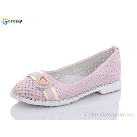 Балетки дитячі на дівчинку Літо YJ9664-3 (8 пар р.26-31) "Bessky-Kellaifeng" недорого оптом від прямого постачальника