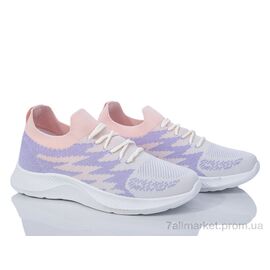 Кросівки жіночі модні Літо 149-47 pink (8 пар р.36-41) "Violeta" недорого оптом від прямого постачальника