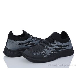 Кросівки жіночі модні Літо 149-47 black (8 пар р.36-41) "Violeta" недорого оптом від прямого постачальника