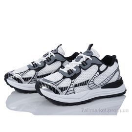 Кросівки жіночі модні Весна/осінь 176-34(B0682) beige-black (8 пар р.36-41) "Violeta" недорого оптом від прямого постачальника