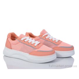 Кросівки жіночі модні Весна/осінь 149-52 orange (8 пар р.36-41) "Violeta" недорого оптом від прямого постачальника