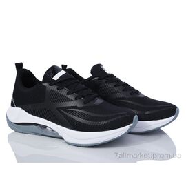 Кросівки жіночі модні Весна/осінь 24-155 black (8 пар р.36-41) "Violeta" недорого оптом від прямого постачальника