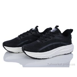 Кросівки жіночі модні Весна/осінь 20-1028 black (8 пар р.36-41) "Violeta" недорого оптом від прямого постачальника