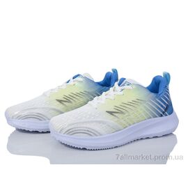 Кросівки жіночі модні Весна/осінь 182-36 white-green (8 пар р.36-41) "Violeta" недорого оптом від прямого постачальника