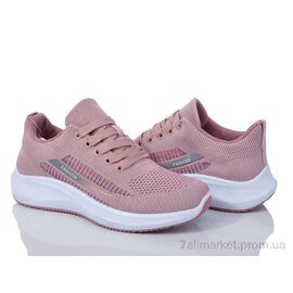 Фотография Кроссовки женские модные Весна/осень 45-101 pink (8 пар р.36-41) "Violeta" недорого оптом от прямого поставщика