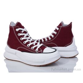 Кеди жіночі стильні Весна/осінь 20-1042 red (8 пар р.36-41) "Violeta" недорого оптом від прямого постачальника