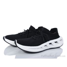 Кросівки чоловічі модні Літо 149-48 black (8 пар р.40-45) "Violeta" недорого оптом від прямого постачальника
