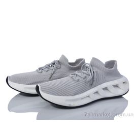 Кросівки чоловічі модні Літо 149-48 grey (8 пар р.40-45) "Violeta" недорого оптом від прямого постачальника