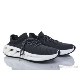 Кросівки чоловічі модні Літо 149-48 d.grey (8 пар р.40-45) "Violeta" недорого оптом від прямого постачальника