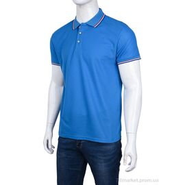 Футболка чоловіча Літо A-20 (01597) blue (5 шт. р.сіткаS-2XL) "Obuvok" недорого оптом від прямого постачальника