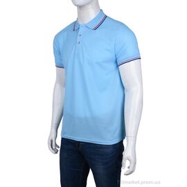 Фотография Футболка мужская Лето A21 (01598) l.blue (5 шт. р.сетка S-2XL) "Obuvok" недорого оптом от прямого поставщика