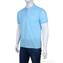 Футболка чоловіча Літо A-64 (01743) l.blue (10 шт. р.сіткаS-2XL) "Obuvok" недорого оптом від прямого постачальника