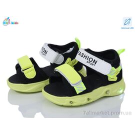 Сандалії дитячі літні Літо L129-1-1 LED (8 пар р.21-26) "BBT" недорого оптом від прямого постачальника
