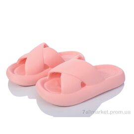Шльопанці жіночі полегшені Літо 3613-6001 pink (6 пар р.36-41) "Мир" недорого оптом від прямого постачальника