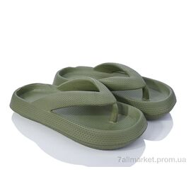 Шльопанці жіночі полегшені Літо 3612-1619 green (6 пар р.36-41) "Мир" недорого оптом від прямого постачальника