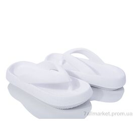 Шльопанці жіночі полегшені Літо 3612-1619 white (6 пар р.36-41) "Мир" недорого оптом від прямого постачальника
