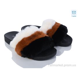 Фотография Шлепки женские облегченные Лето Mindy 01 black (5 пар р.38-42) "LOOK STOCK" недорого оптом от прямого поставщика