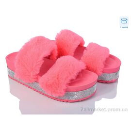Фотография Шлепки женские облегченные Лето Night time 03 pink (5 пар р.37-41) "LOOK STOCK" недорого оптом от прямого поставщика