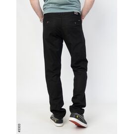 Чоловічі брюки 3303 black р.32-42 "God Baron" недорого оптом від прямого постачальника