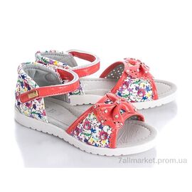 Босоніжки дитячі літні Літо F1161-3 (8 пар р.31-36) "Obuvok" недорого оптом від прямого постачальника