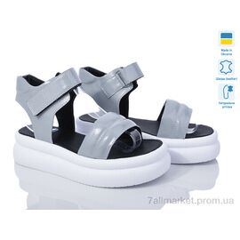 Босоніжки жіночі літні Літо Paradize 5027-091 сірий (6 пар р.36-40) "Prime-Opt" недорого оптом від прямого постачальника