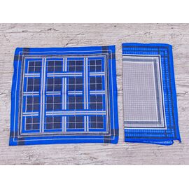 Фотография Носовой платок мужской ES031 blue р.31*29 "Shawls" недорого оптом от прямого поставщика