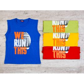 Майка дитяча на хлопчика 1743 mix р.7-12 "OL" недорого оптом від прямого постачальника