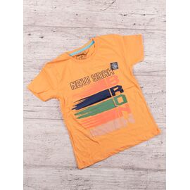 футболка дитяча на хлопчика 20526 yellow р.3-7 "OL" недорого оптом від прямого постачальника