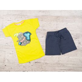Костюм дитячий на дівчинку K746 yellow р.0-4 "OL" недорого оптом від прямого постачальника