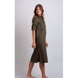 Сукня літня жіноча 902 khaki р.42-52 "FEMZONE" недорого оптом від прямого постачальника