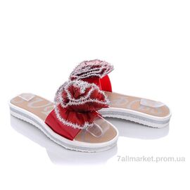 Фотография Шлепки женские облегченные Лето 908-1 burgund (6 пар р.36-41) "Obuvok" недорого оптом от прямого поставщика