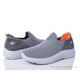 Кросівки чоловічі модні Літо 45-102 grey (8 пар р.40-45) "Violeta" недорого оптом від прямого постачальника