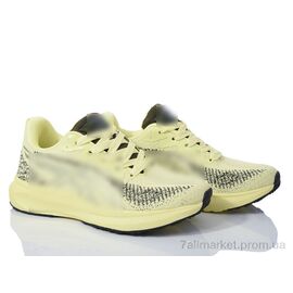 Кросівки жіночі модні Весна/осінь 173-9 yellow (8 пар р.36-41) "Violeta" недорого оптом від прямого постачальника