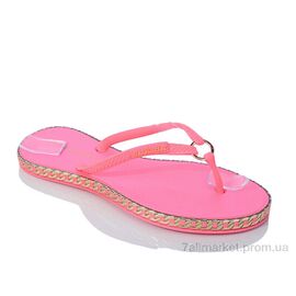 Фотография Шлепки женские облегченные Лето N211 pink (8 пар р.36-41) "Inblue" недорого оптом от прямого поставщика