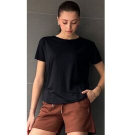 Фотография Футболка женская RL1025 black р.S-2XL "PRENSES" недорого оптом от прямого поставщика