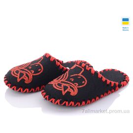 Тапки дитячі домашні Весна/осінь 010С чорний (9 пар р.30-35) "Active" недорого оптом від прямого постачальника