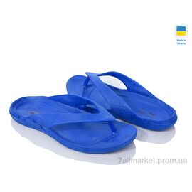 Шльопанці жіночі полегшені Літо Кредо 14-103 синій (10 пар р.36-40) "Vladimir" недорого оптом від прямого постачальника