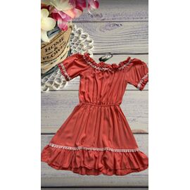 Фотография Платье детское лёгкое на девочку 846 red р.134-152 "Marimaks" недорого оптом от прямого поставщика