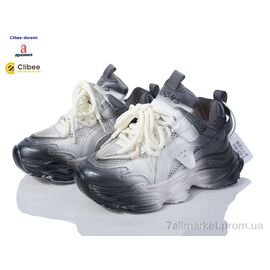 Кросівки дитячі модні Весна/осінь A606 black (7 пар р.31-37) "Clibee-Doremi" недорого оптом від прямого постачальника